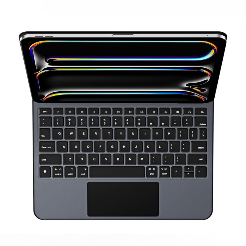 Dux Ducis MK sērijas vāciņš ar tastatūru iPad Pro 11″ (2024), melns