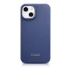 iCarer CE Premium Leather Folio Case magnētisks atverams futlāris iPhone 14 Plus, MagSafe, zils (WMI14220715-BU)