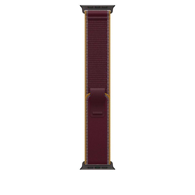Apple Trail Loop viedpulksteņa siksniņa 49 mm, bordo krāsas, M/L, melnā titāna apdare, MKA94ZM/A