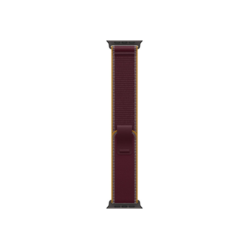Apple Trail Loop viedpulksteņa siksniņa 49 mm, bordo krāsas, M/L, melnā titāna apdare, MKA94ZM/A