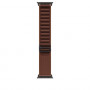 Apple Alpine Loop viedpulksteņa siksniņa 49 mm, bordo krāsas, liels izmērs, melnā titāna apdare, MKF24ZM/A
