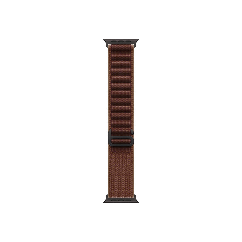 Apple Alpine Loop viedpulksteņa siksniņa 49 mm, bordo krāsas, liels izmērs, melnā titāna apdare, MKF24ZM/A