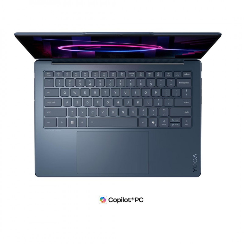 Lenovo Yoga 9i 2-in-1 Aura Edition 14IPH11 83SE001XPB portatīvais dators, 14" 2,8K OLED skārienekrāns, Intel Core Ultra 7 355, 32 GB RAM, 512 GB SSD, zils