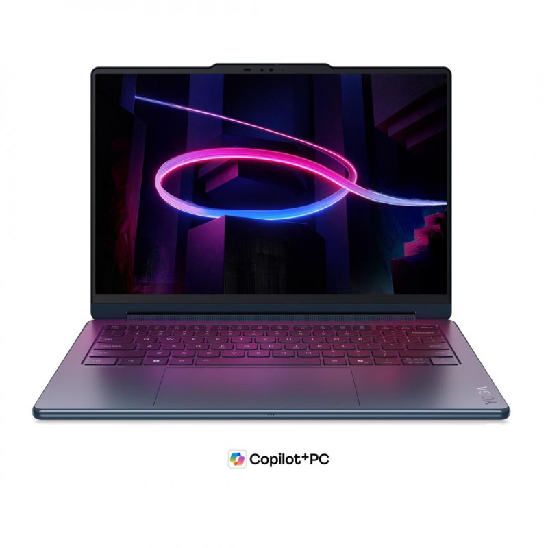 Lenovo Yoga 9i 2-in-1 Aura Edition 14IPH11 83SE001XPB portatīvais dators, 14" 2,8K OLED skārienekrāns, Intel Core Ultra 7 355, 32 GB RAM, 512 GB SSD, zils