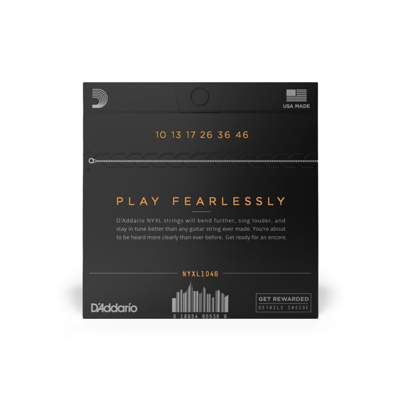 Daddario D'Addario NYXL1046 elektriskās ģitāras stīgas, 10–46