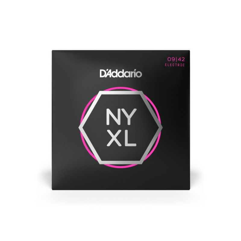Daddario D'Addario NYXL0942 elektriskās ģitāras stīgas, 09–42