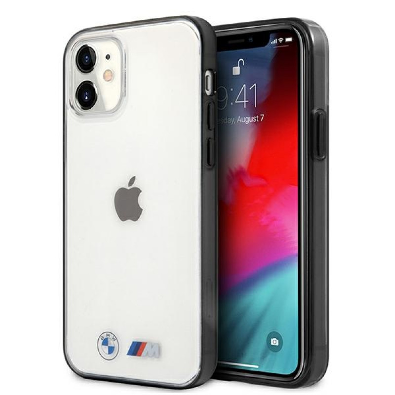 BMW BMHCP12SMBTOK Sandblast cietais apvalks Apple iPhone 12 mini, caurspīdīgs