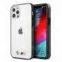 BMW BMHCP12LMBTOK Sandblast cietais apvalks Apple iPhone 12 Pro Max, caurspīdīgs