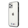BMW BMHCP12LMBTOK Sandblast cietais apvalks Apple iPhone 12 Pro Max, caurspīdīgs
