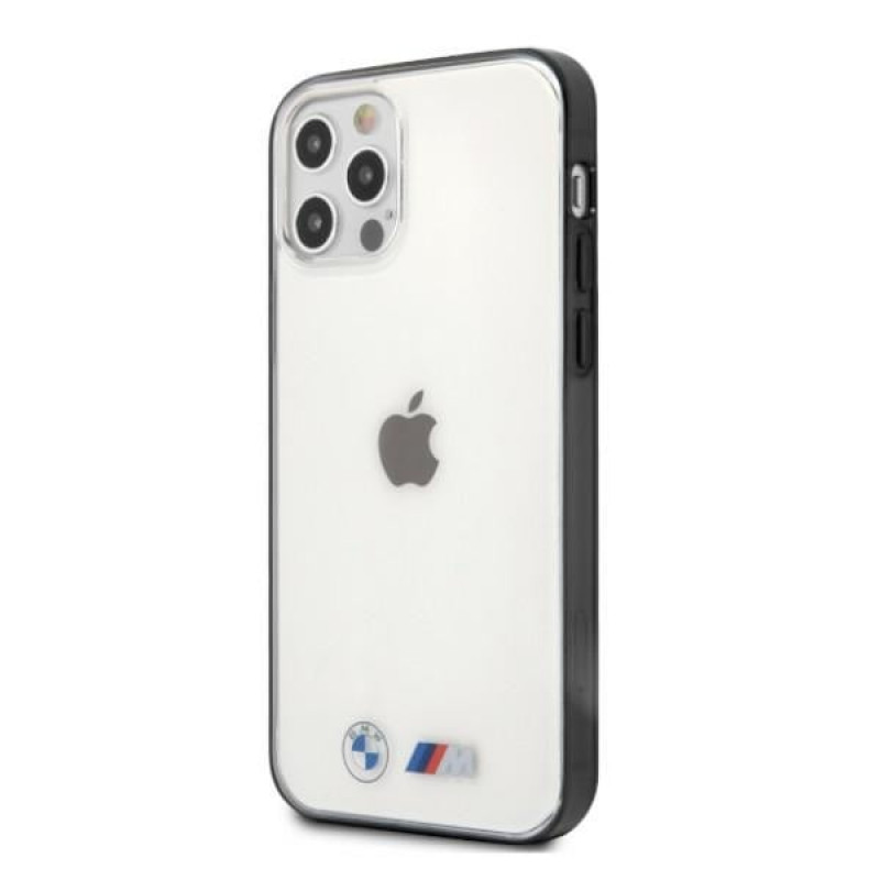 BMW BMHCP12LMBTOK Sandblast cietais apvalks Apple iPhone 12 Pro Max, caurspīdīgs