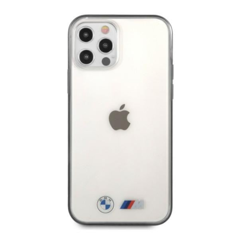 BMW BMHCP12LMBTOK Sandblast cietais apvalks Apple iPhone 12 Pro Max, caurspīdīgs