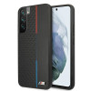BMW BMHCS22MTRTBK cietais apvalks Samsung Galaxy S22+, M Collection Triangles, melns