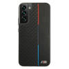 BMW BMHCS22MTRTBK cietais apvalks Samsung Galaxy S22+, M Collection Triangles, melns