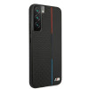 BMW BMHCS22MTRTBK cietais apvalks Samsung Galaxy S22+, M Collection Triangles, melns