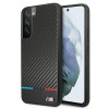 BMW BMHCS22MPUCARTCBK cietais apvalks Samsung Galaxy S22+, M Collection Triangles, melns