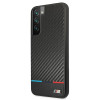 BMW BMHCS22MPUCARTCBK cietais apvalks Samsung Galaxy S22+, M Collection Triangles, melns