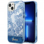 Guess GUHCP14MHGPLHB cietais apvalks Apple iPhone 14 Plus / 15 Plus, Porcelain Collection, zils