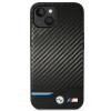 BMW BMHCP14M22NBCK vāciņš priekš iPhone 14 Plus, melns, Leather Carbon