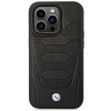 BMW BMHMP14L22RPSK Leather Seats Pattern MagSafe vāciņš tālrunim Apple iPhone 14 Pro 6,1″, melns