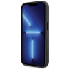 BMW BMHCP14L22GSLK Grip Stand Hot Stamp cietais apvalks, paredzēts Apple iPhone 14 Pro, melns