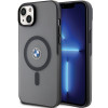 BMW BMHMP14MDSLK Signature MagSafe cietais apvalks, paredzēts Apple iPhone 14 Plus / 15 Plus, melns