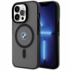 BMW BMHMP14LDSLK Signature MagSafe cietais apvalks, paredzēts Apple iPhone 14 Pro, melns
