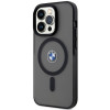 BMW BMHMP14LDSLK Signature MagSafe cietais apvalks, paredzēts Apple iPhone 14 Pro, melns