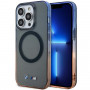 BMW BMHMP14LHTGE Gradient Bumper MagSafe cietais apvalks, paredzēts Apple iPhone 14 Pro, pelēks