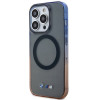 BMW BMHMP14LHTGE Gradient Bumper MagSafe cietais apvalks, paredzēts Apple iPhone 14 Pro, pelēks