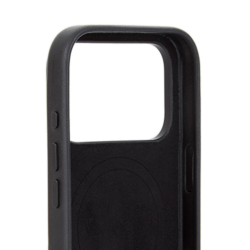 Mujjo Troubadour ādas vāciņš Apple iPhone 18 Pro / 17 Pro, MagSafe, melns