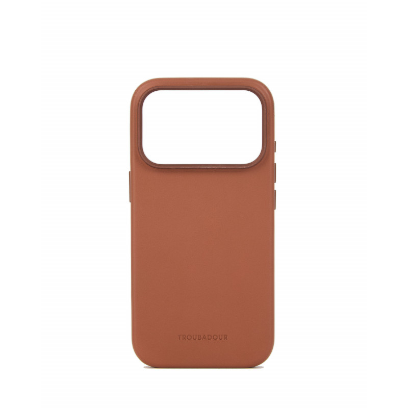 Mujjo Troubadour ādas vāciņš Apple iPhone 18 Pro / 17 Pro, MagSafe, gaiši brūns