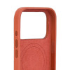 Mujjo Troubadour ādas vāciņš Apple iPhone 18 Pro / 17 Pro, MagSafe, terakotas krāsā