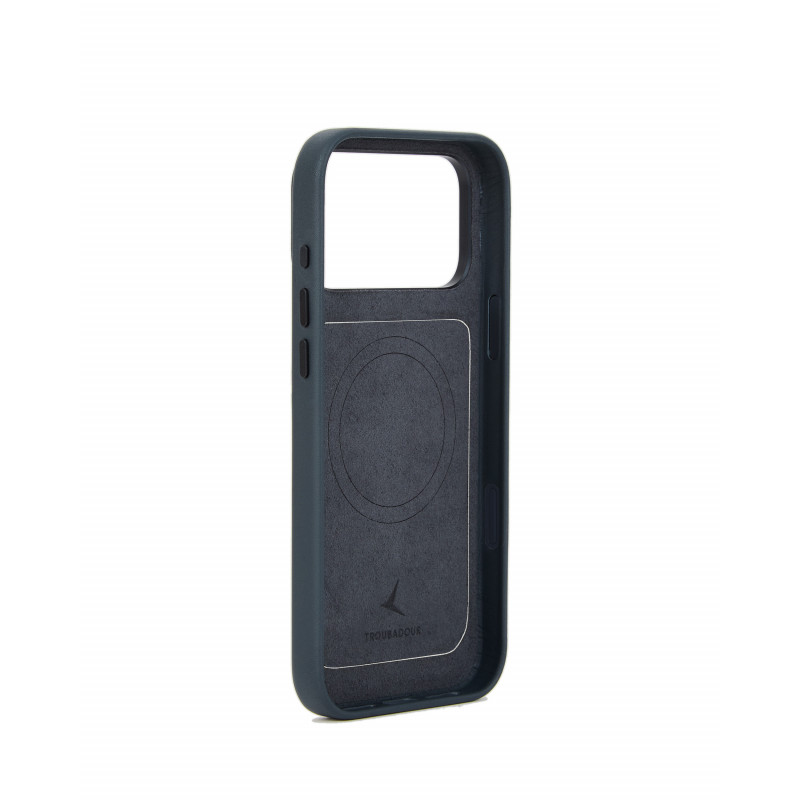 Mujjo Troubadour Modular Leather Case ādas futrālis Apple iPhone 18 Pro Max / 17 Pro Max, MagSafe, bazalta krāsā