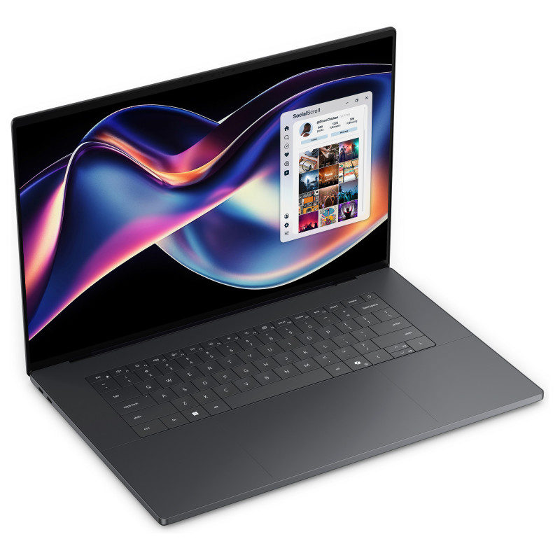 Dell XPS 16 DA16260-945YK 16 collu skārienekrāna portatīvais dators, Intel Core Ultra X9 388H, 32 GB RAM, 1 TB SSD, Windows 11 Home, grafīta krāsā