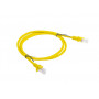 Lanberg PCU6-10CC-0100-Y Cat6 U/UTP komutācijas kabelis, 1 m, dzeltens