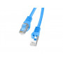 Lanberg PCF6-10CC-0025-B Cat6 F/UTP komutācijas kabelis, 0,25 m, zils