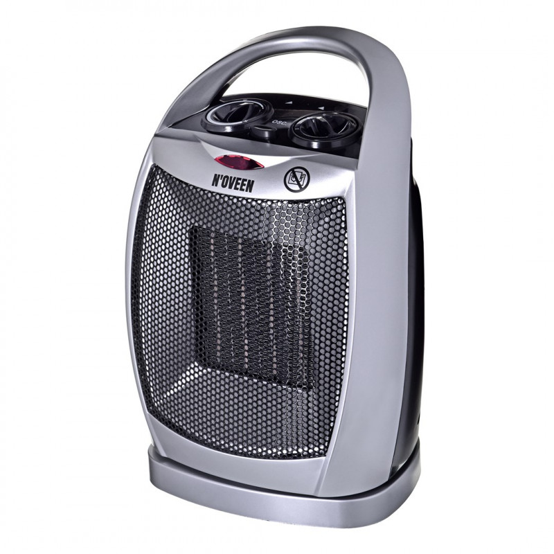 Noveen PTC09 keramiskais termoventilators, 1500 W, pelēks