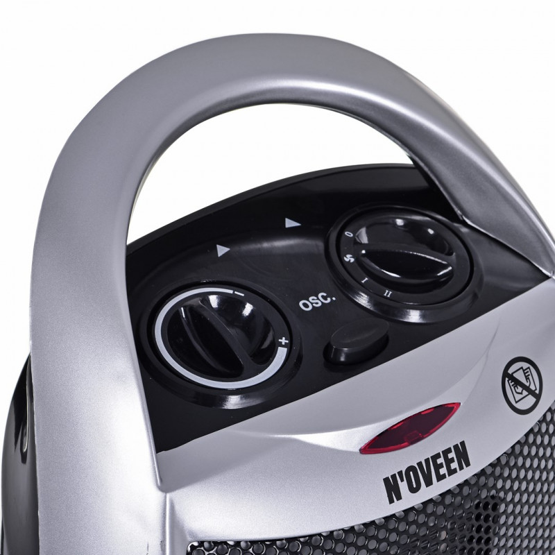 Noveen PTC09 keramiskais termoventilators, 1500 W, pelēks