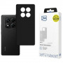 3MK Matt Case Xiaomi Redmi Note 14 Pro 4G apvalks, melns