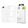 3MK Clear MagCase Apple iPhone 17e / 16e apvalks ar MagSafe, caurspīdīgs
