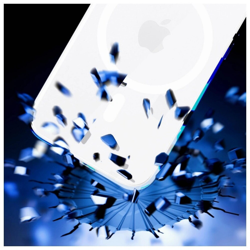 3MK Clear MagCase Apple iPhone 17e / 16e apvalks ar MagSafe, caurspīdīgs
