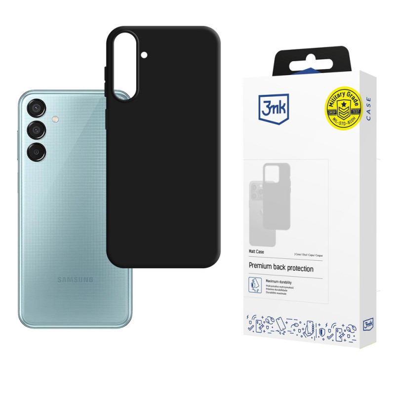 3MK Matt Case vāciņš Samsung Galaxy M16 5G, melns