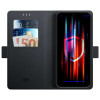 3MK Wallet Case grāmatveida telefona apvalks Samsung Galaxy S25 Edge, melns