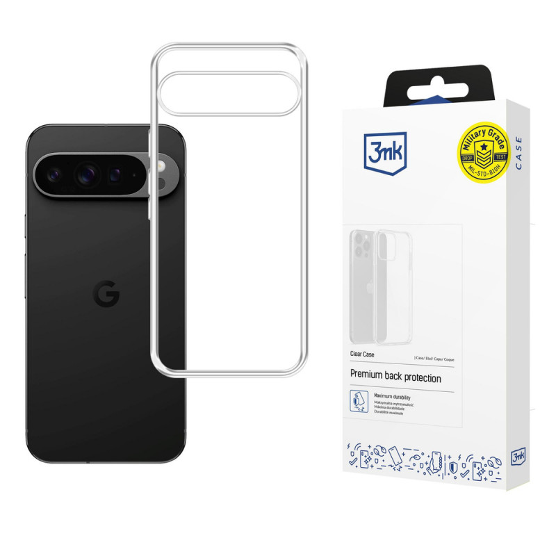 3MK Clear Case apvalks Google Pixel 10 Pro XL, caurspīdīgs
