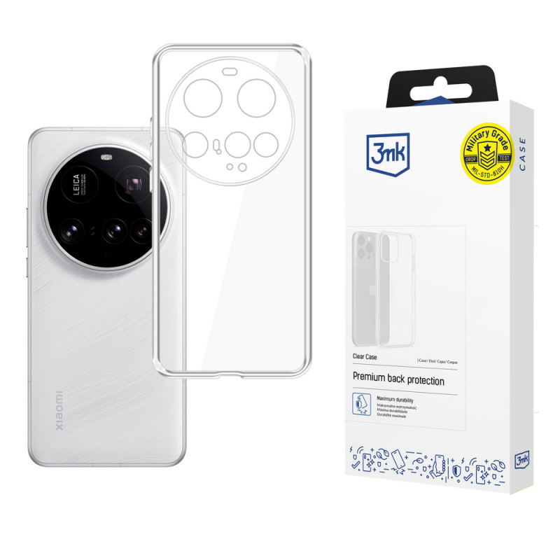 3MK Clear Case apvalks Xiaomi 15 Ultra, caurspīdīgs