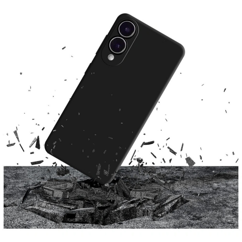 3MK silikona vāciņš Samsung Galaxy S25 Edge, melns