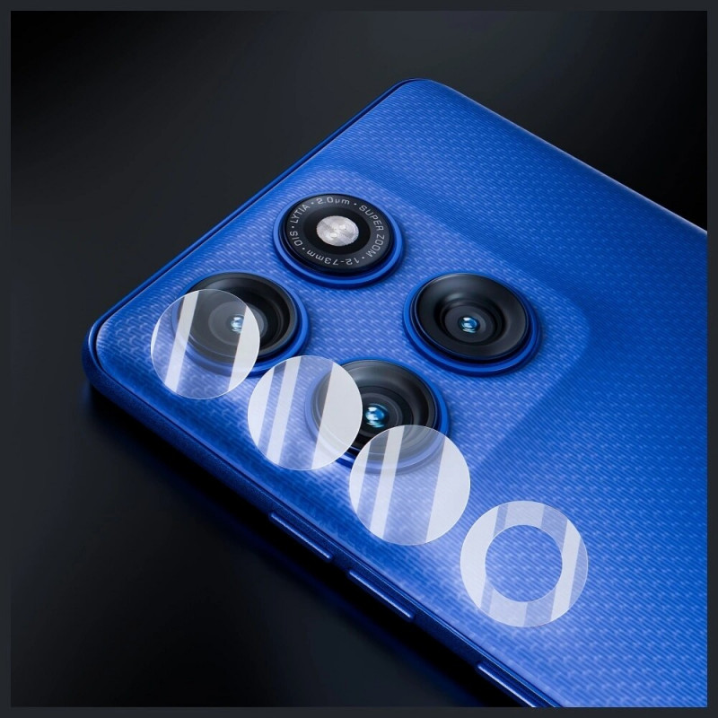 3MK Lens Protection hibrīdstikls kameras objektīvam Motorola Edge 60 Pro (4 gab.)