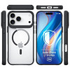 3mk Satin Armor MagCase apvalks Apple iPhone 17 Pro Max, caurspīdīgs melns