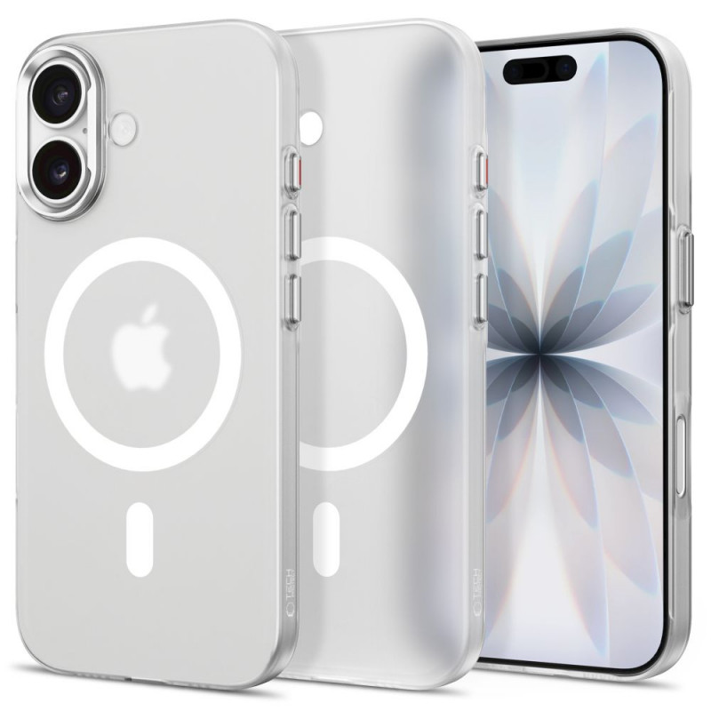 Tech-Protect MagZero MagSafe apvalks Apple iPhone 17, matēti balts