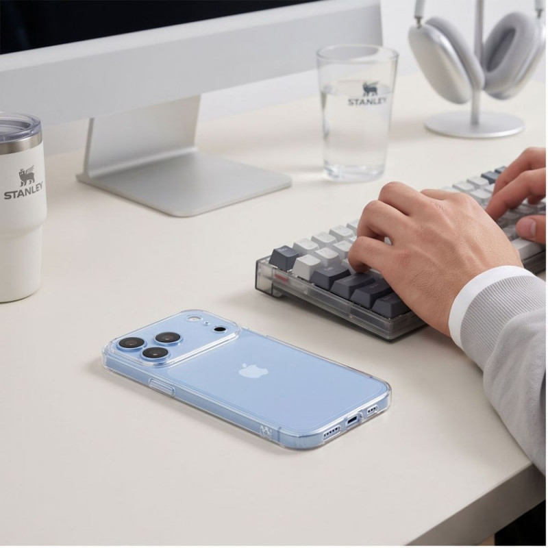 Tech-Protect FlexAir apvalks Apple iPhone 17 Pro / 18 Pro, caurspīdīgs